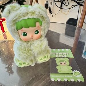 Popmart HACIPUPU Gummy Bear Green Plush Toy